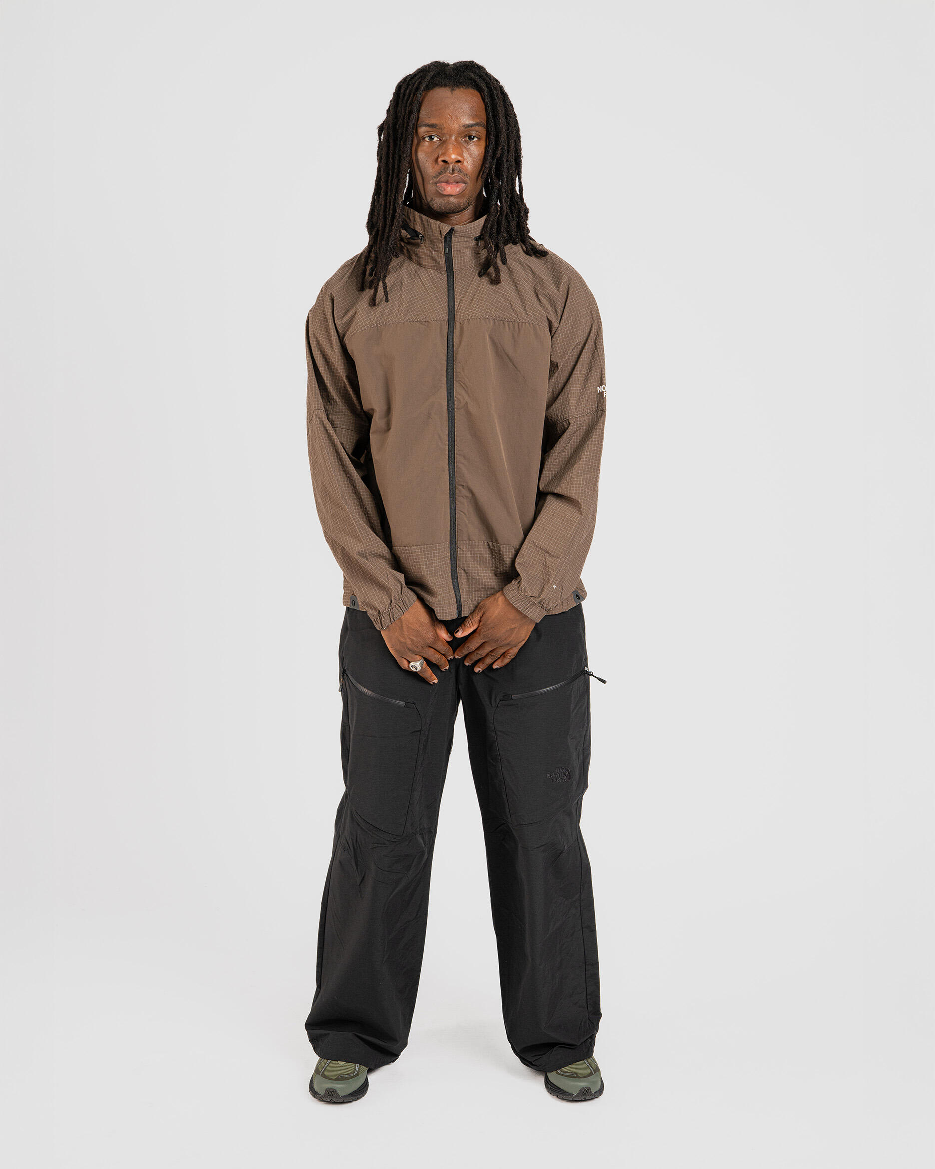 enof イナフover size jaket M ブラウン The North Face HKE UTILITY WIND JACKET | NF0A8D201OI1 | AFEW STORE